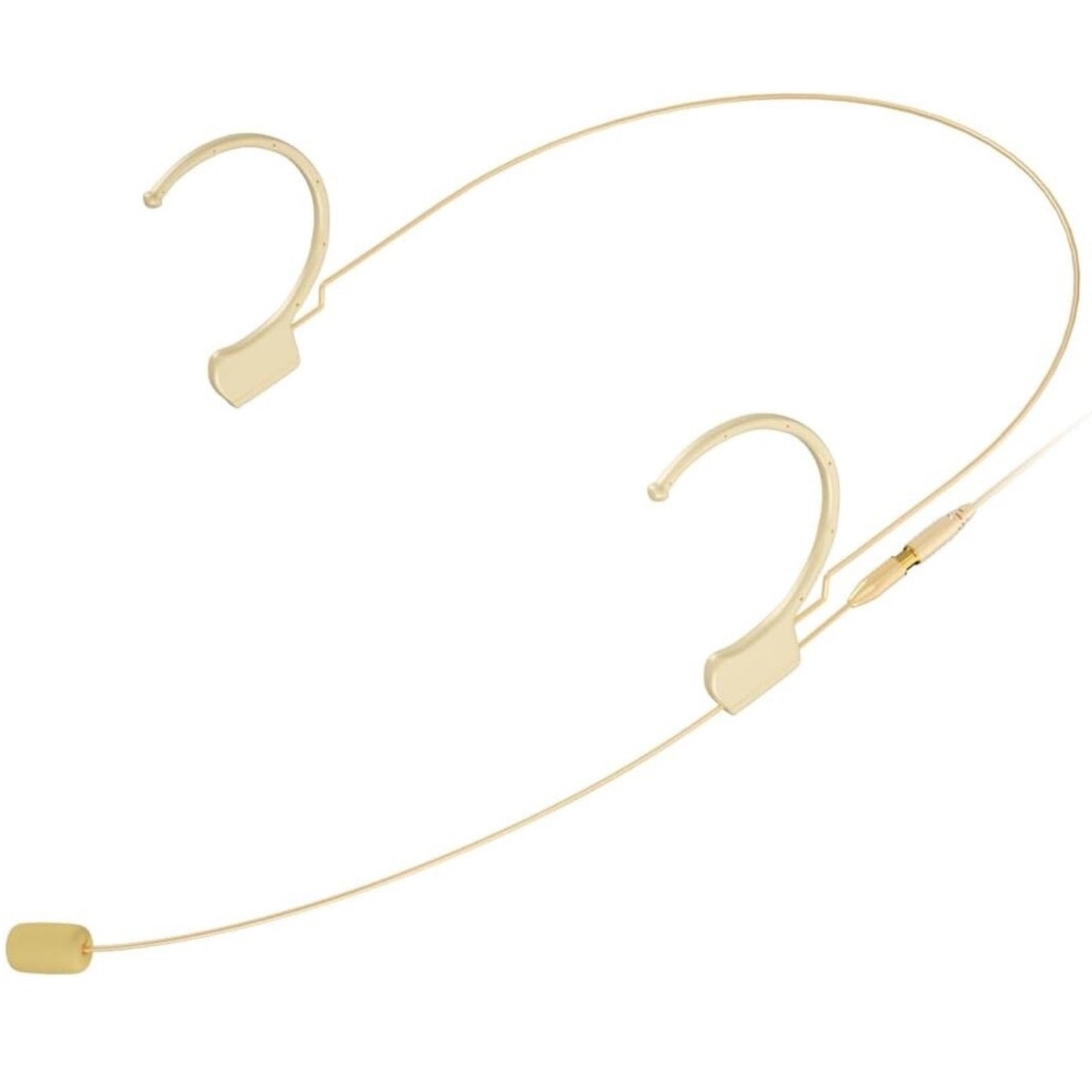 Kimafun HC-810 Double Ear Hook Microphone Ultra Light Weight Omnidirectional Headset for Body Pack Transmitters