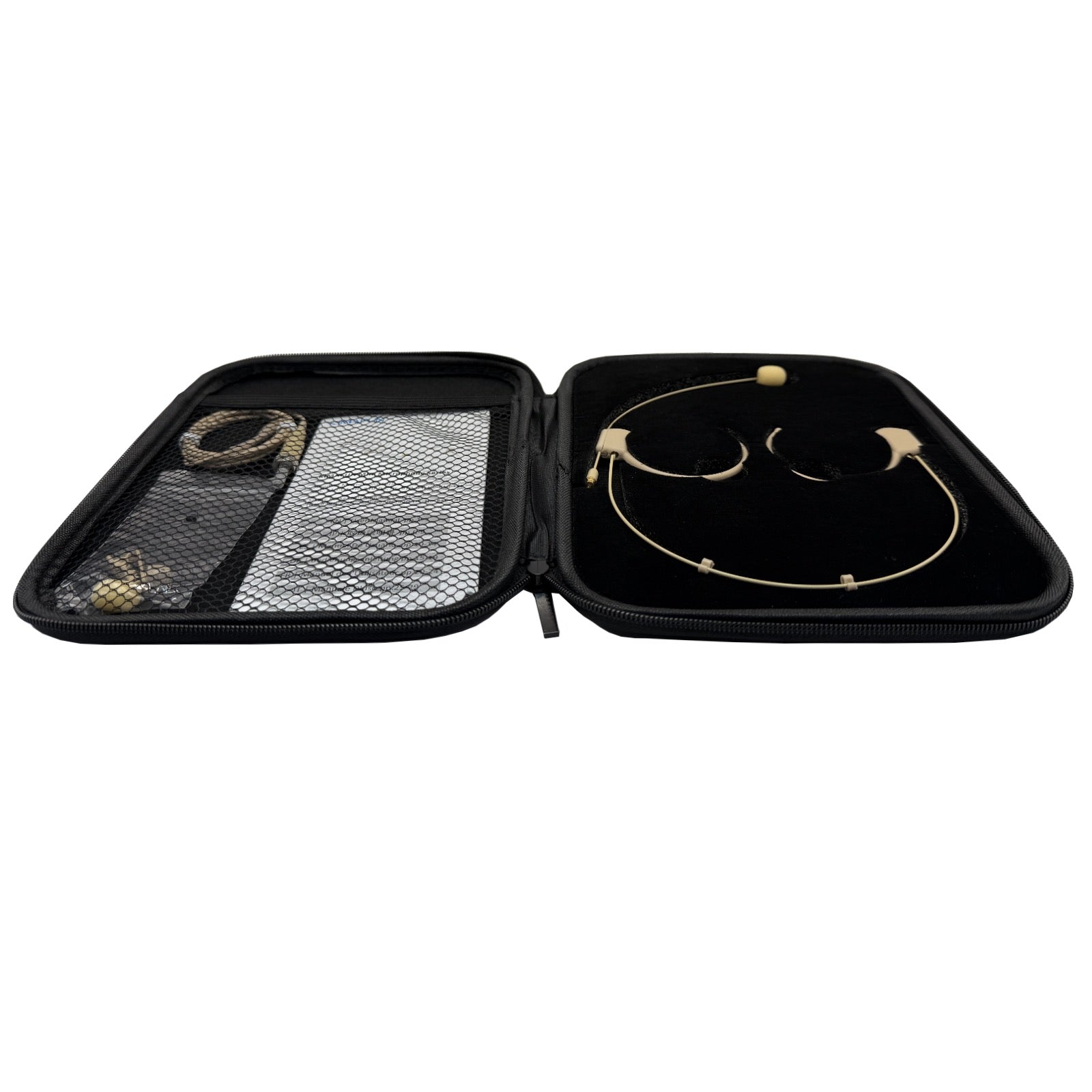 Kimafun HC-810 Double Ear Hook Microphone Ultra Light Weight Omnidirectional Headset for Body Pack Transmitters