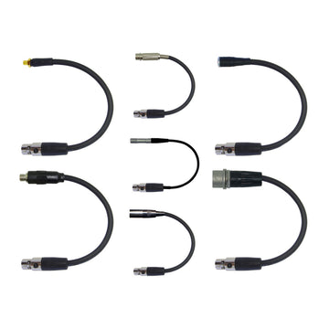 Microphone Adapter to Convert Lavaliere Ear-hook Head worn Mic to TA3F 3 Pin Mini XLR Body Pack Transmitter