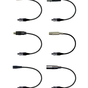 Microphone Adapter to Convert Lavaliere Ear-hook Head Worn Mic to Lemo 3 Pin Sennheiser Shure Wisycom Transmitters