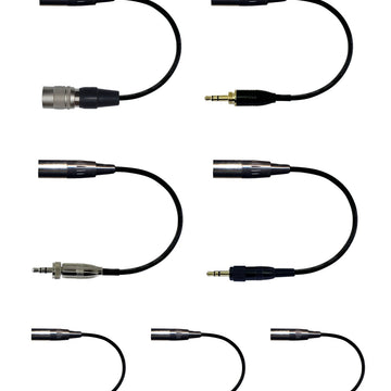 Shure SM35 Headset Microphone Adapter to Convert Body-Pack Transmitter Connector