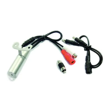 CCTV Camera Microphone IP66 Rated Outdoor Waterproof Metal Housing 30cm Cable 6-12V