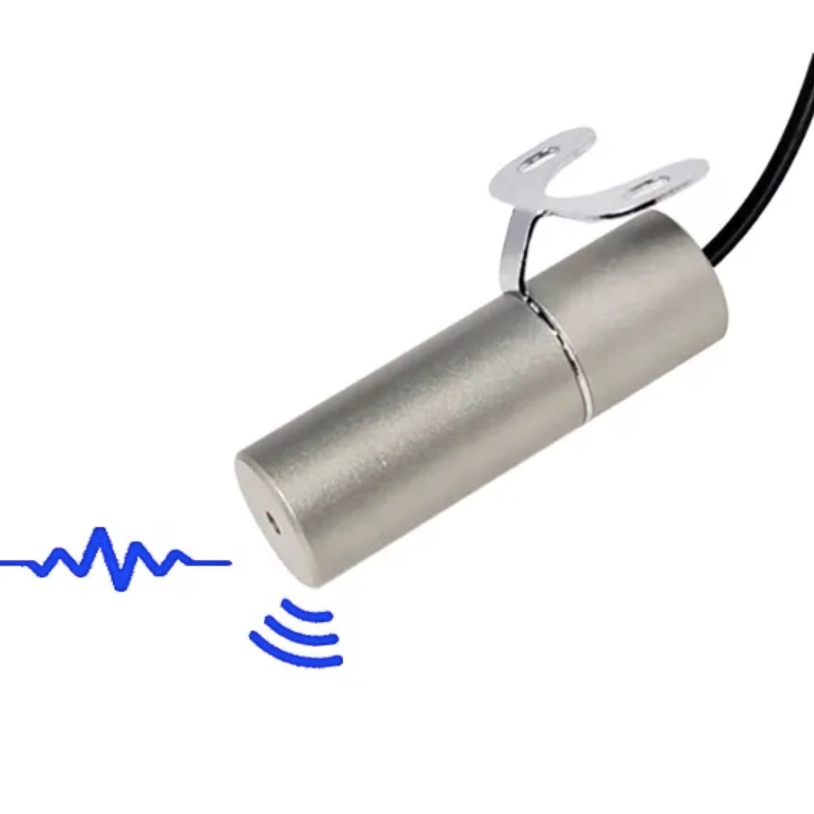 CCTV Camera Audio Microphone IP66 Rated Outdoor Waterproof Metal Housing 30cm Cable with 2.1mm DC and RCA Phono Connector