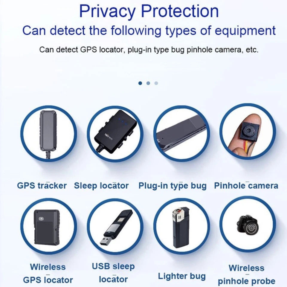 K99 Spy Bug Detector Magnetic GPS Tracker Wireless Wi-Fi Spy Camera Locater Finder