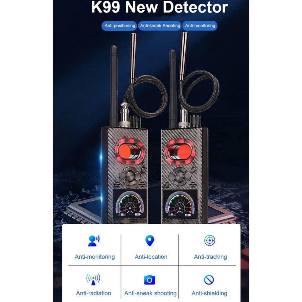 K99 Spy Bug Detector Magnetic GPS Tracker Wireless Wi-Fi Spy Camera Locater Finder