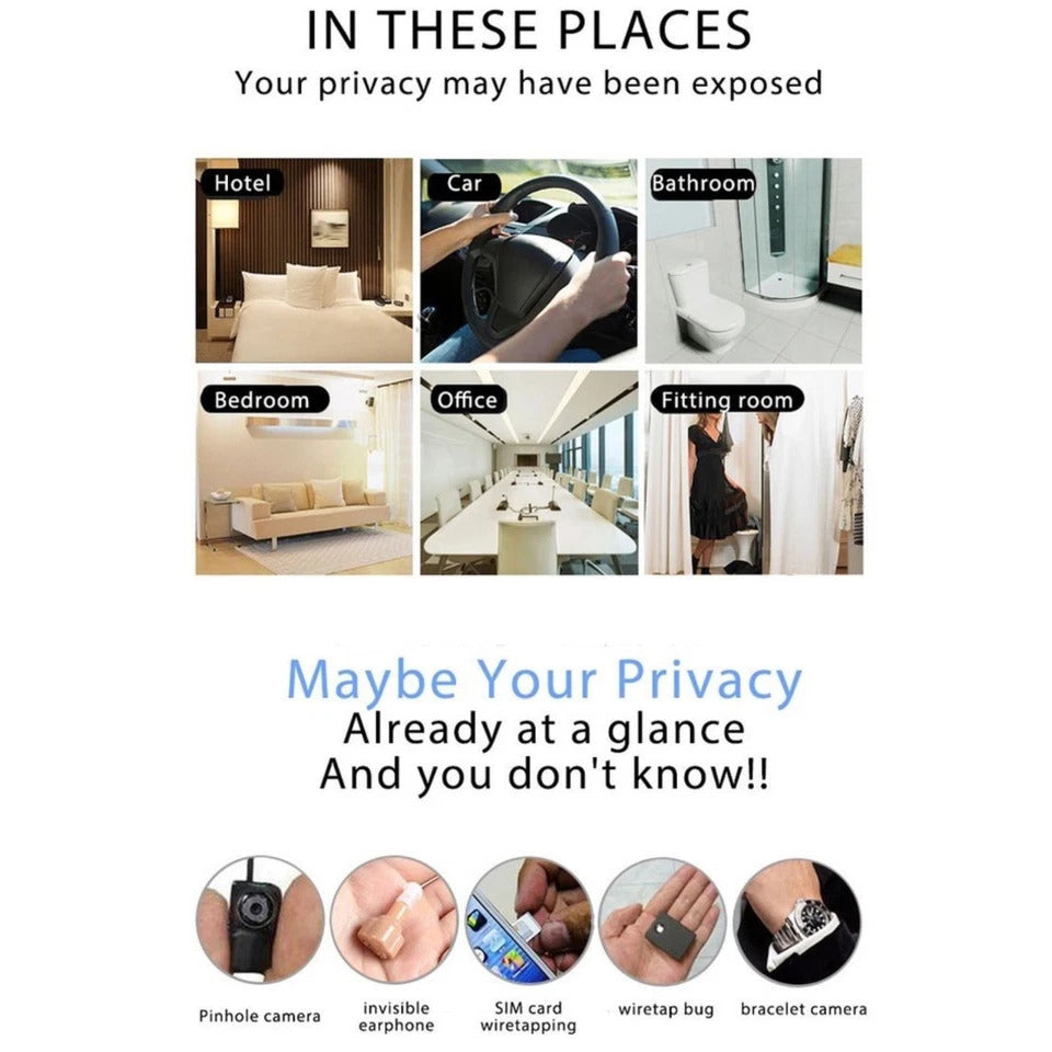 K99 Spy Bug Detector Magnetic GPS Tracker Wireless Wi-Fi Spy Camera Locater Finder