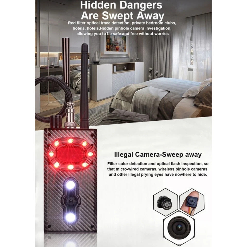 K99 Spy Bug Detector Magnetic GPS Tracker Wireless Wi-Fi Spy Camera Locater Finder