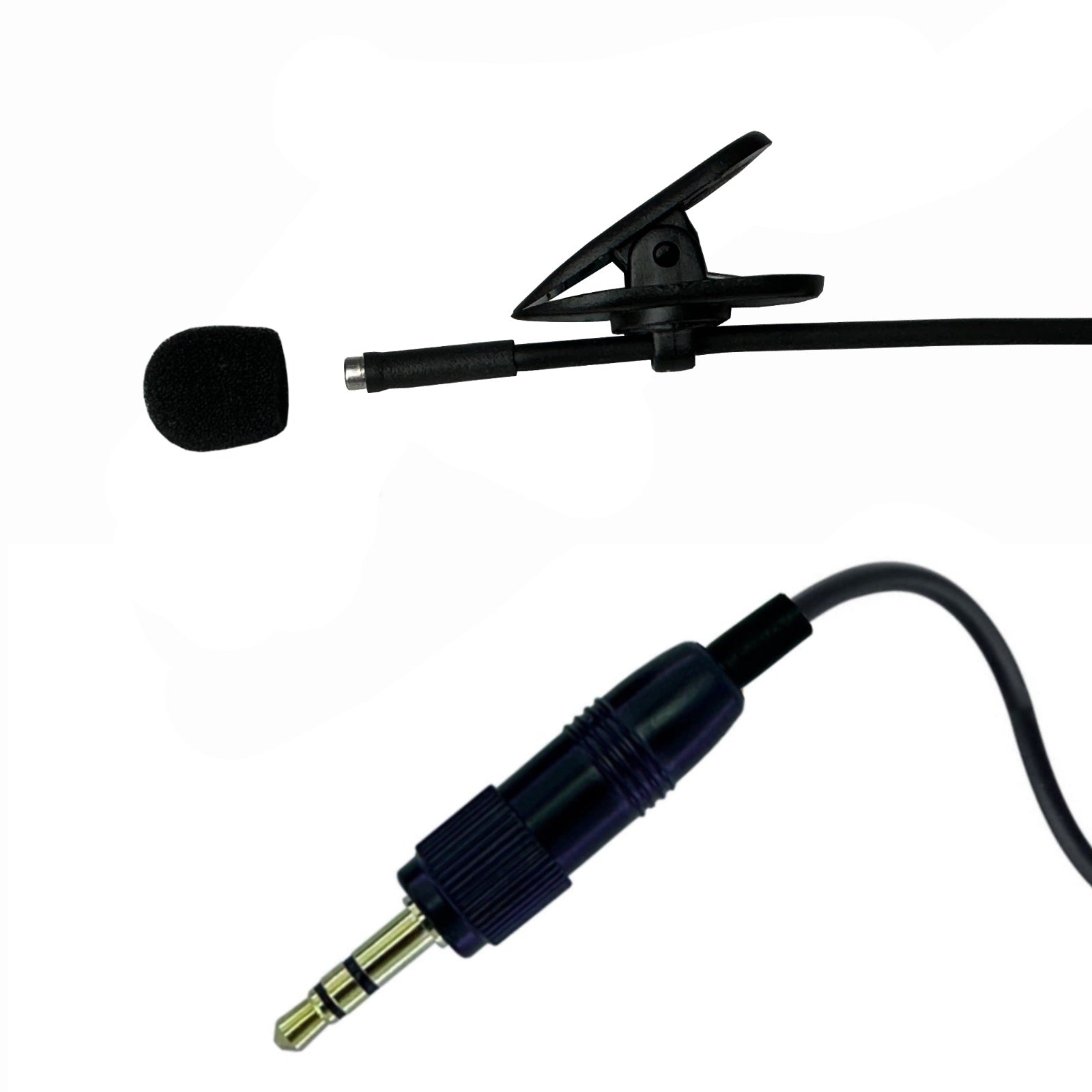 Lavaliere Microphones for Sennheiser Body Pack Transmitter with 3.5mm Locking Jack Plug Input