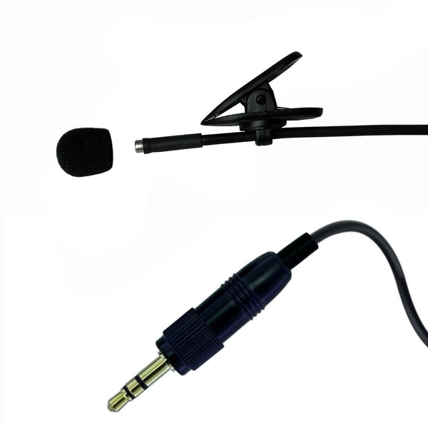 Lavaliere Microphones for Sony UTX WRT Wireless Body Pack Transmitters with 3.5mm Locking Jack Plug