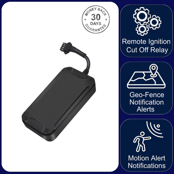 LK960 4G GPS Tracker Car Engine Cut Off Motion Vibration Geo-Fence Push Notification Alerts