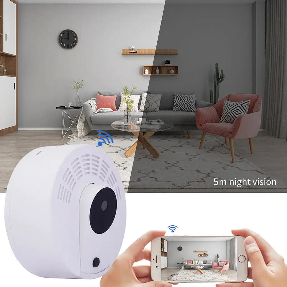 2 Year Battery Camera Ceiling Mount Wireless Wi-Fi 2MP Night Vision 1080p HD Video Recorder