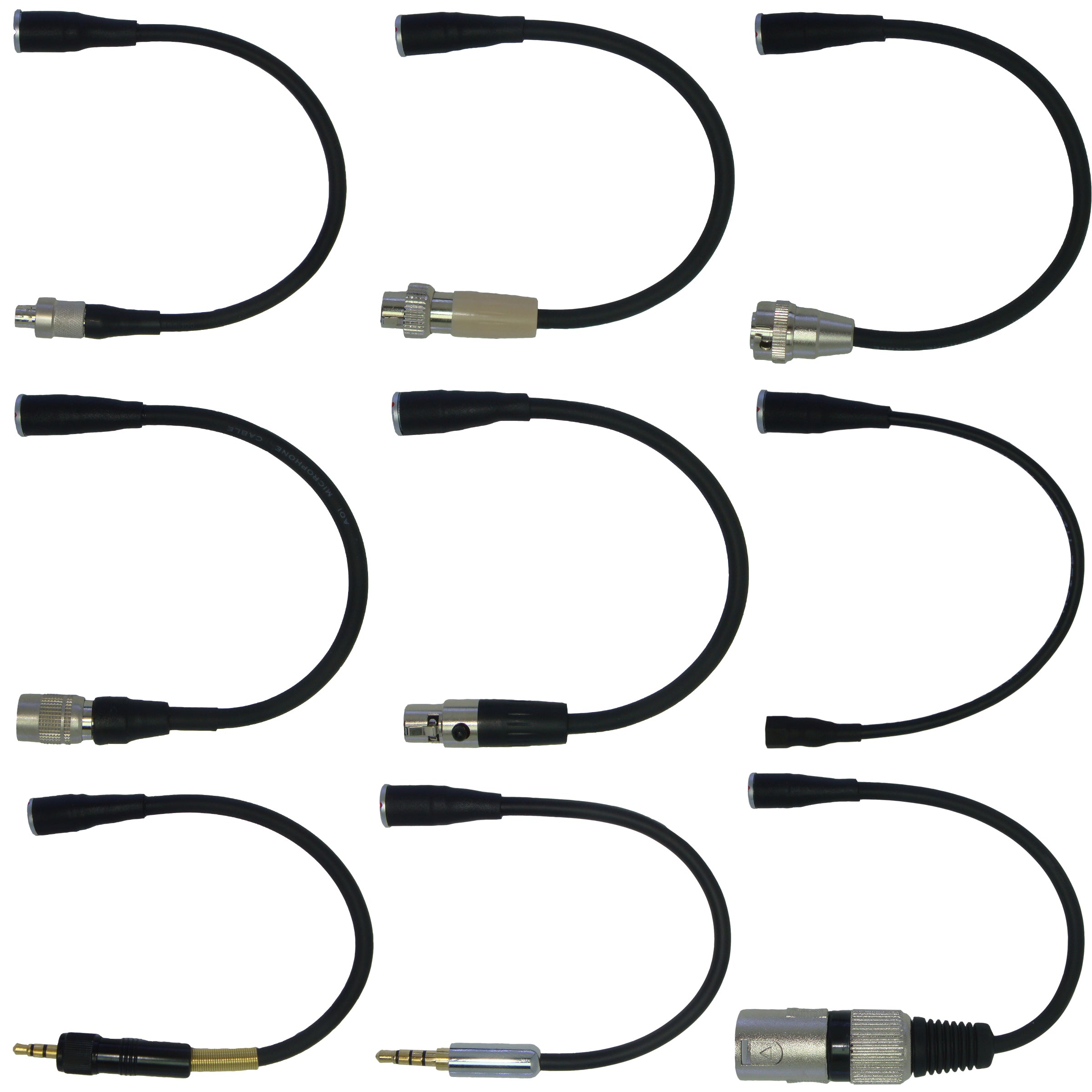 Microphone Adapter for Trantec or Beyerdynamic Lemo 4 Pin to Convert Lavaliere Ear-Hook to Different Body Pack Transmitter