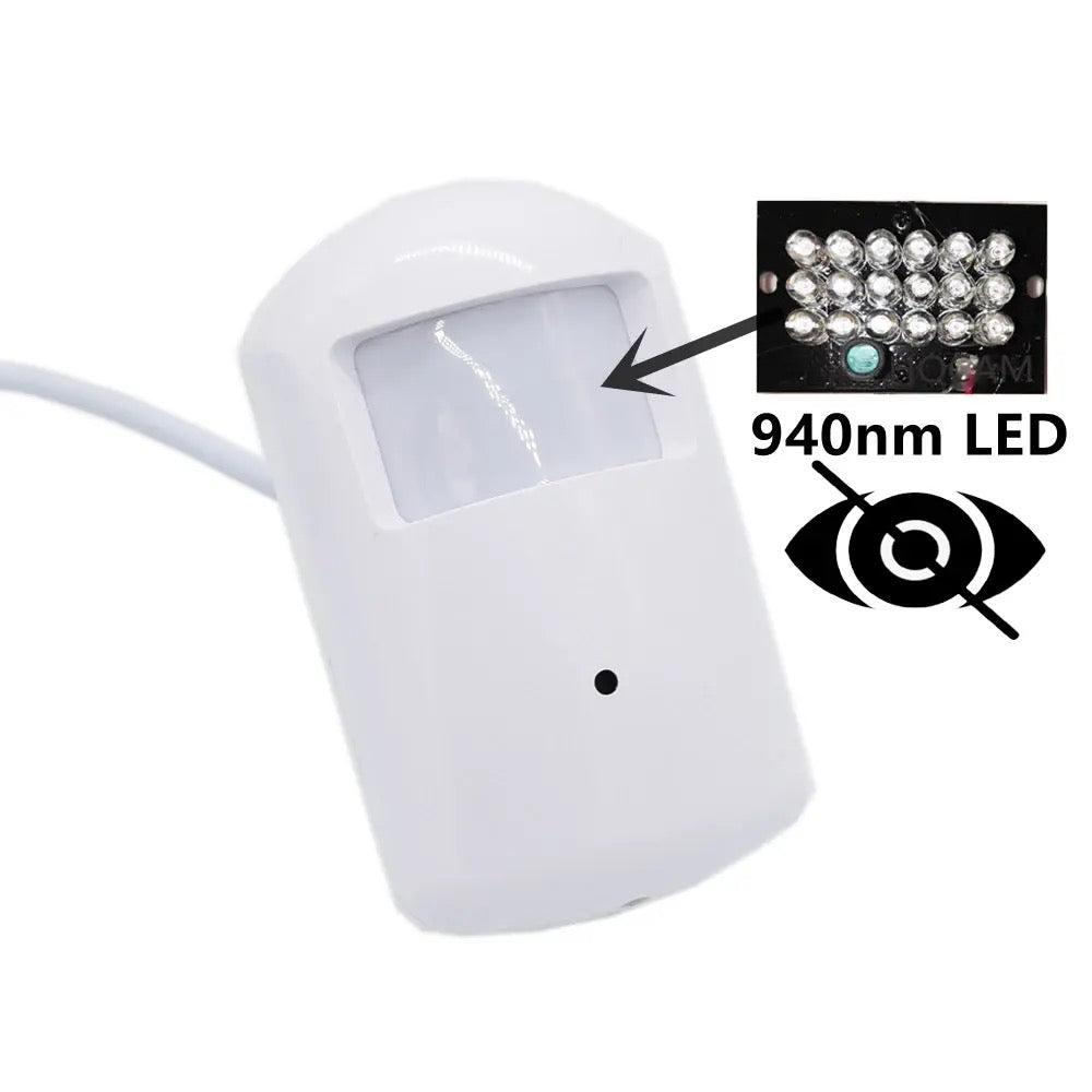 8MP Wireless Wi-Fi Camera in Dummy Alarm Sensor with Night Vision and Sound