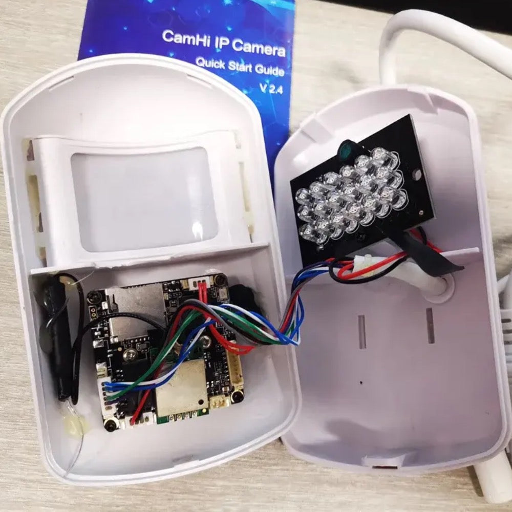 8MP Wireless Wi-Fi Camera in Dummy Alarm Sensor with Night Vision and Sound
