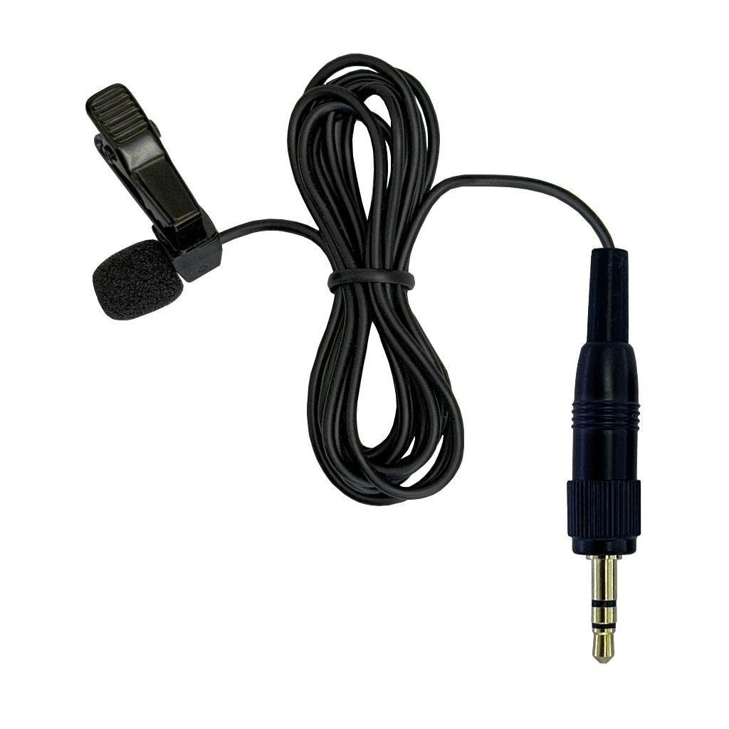 Miniature 4mm Lavaliere Microphone with 3.5mm Locking Jack for Sony UTX WRT Body Pack Transmitter