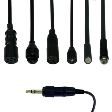 Sony Lavaliere Microphones with 3.5mm Locking Jack Plug for Wireless Body Pack Radio Transmitter (Copy)