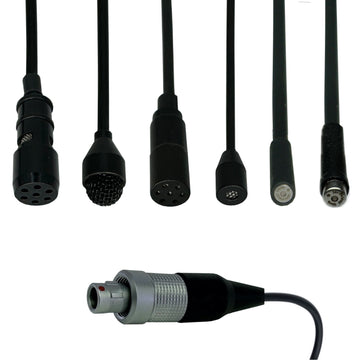 Lemo 3 Pin Microphone Lavaliere Lapel for Sennheiser Shure WisyCom Zaxcom Wireless Body Pack Radio Transmitter