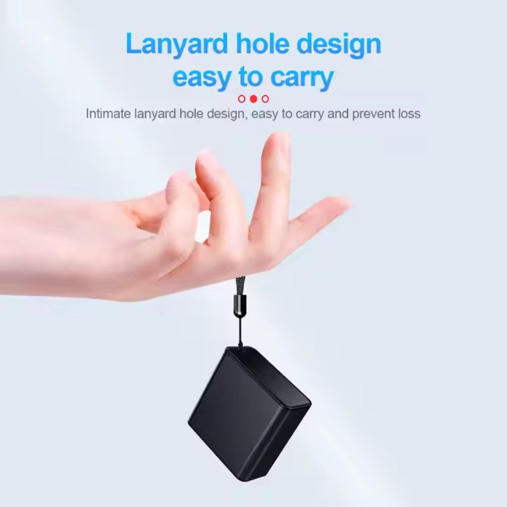 Q65V Magnetic Voice Recorder 200 Hour Battery Sound Activated ADPCM High Definition Noise Reduction