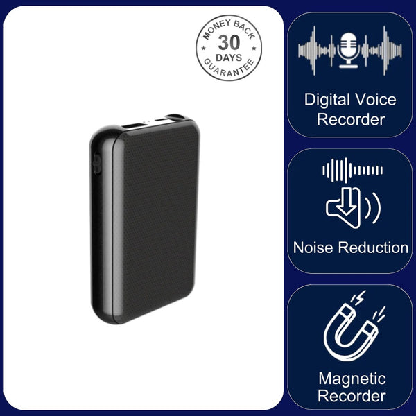 Q75 32GB Voice Recorder 1100 Hour Battery Sound Activated ADPCM High Definition Noise Reduction
