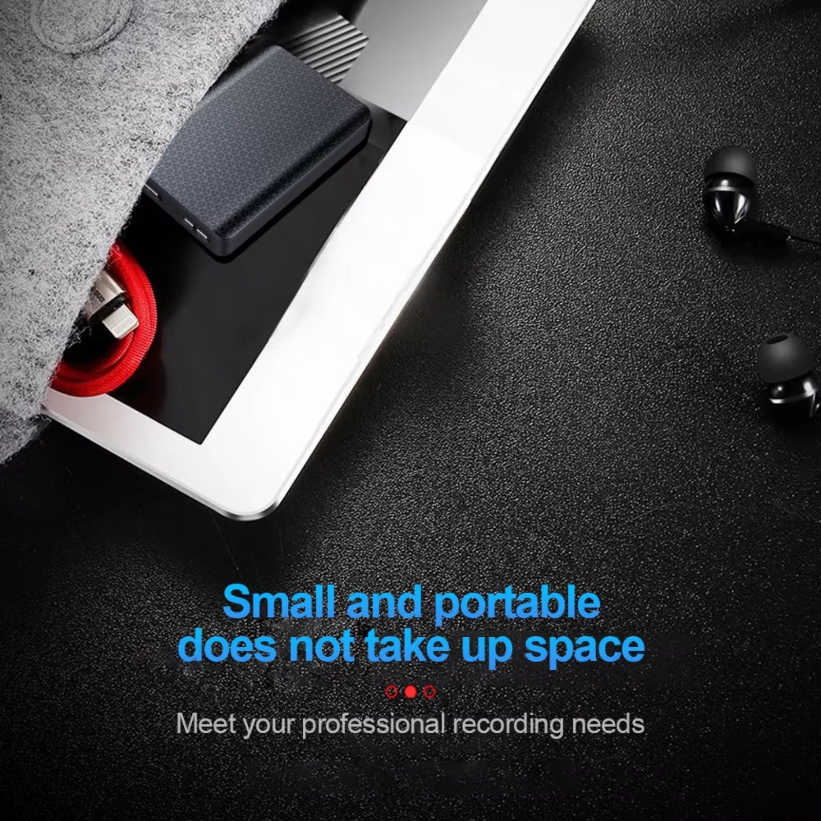 Q85V Magnetic Voice Recorder 12 Day Battery Sound Activated ADPCM High Definition Noise Reduction