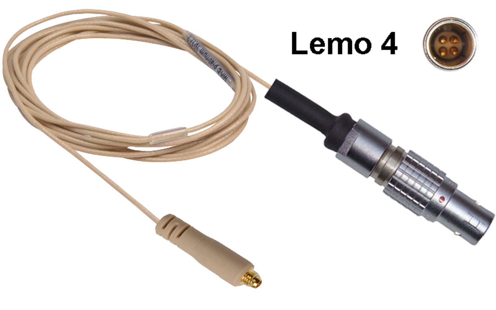 Replacement Detachable Cables for Micronic BPE Ear Hook Microphone to Fit all Body-Pack Transmitters