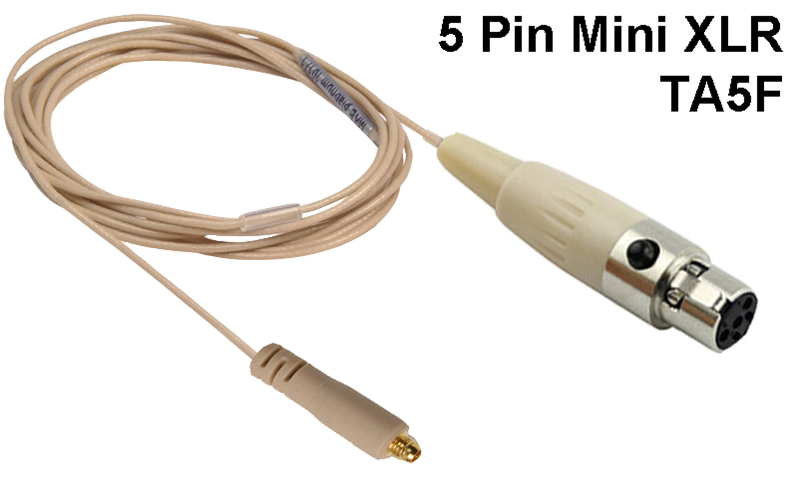 Replacement Detachable Cables for Micronic BPE Ear Hook Microphone to Fit all Body-Pack Transmitters