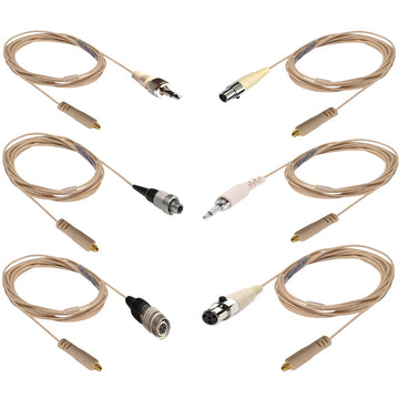 Replacement Detachable Cables for Micronic BPE Ear Hook Microphone to Fit all Body-Pack Transmitters