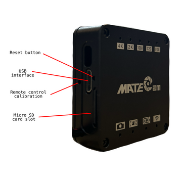 MateCam 4K UHD 13MP Camera Video Recorder P2P Wi-FI Module Motion Detection & Remote Control