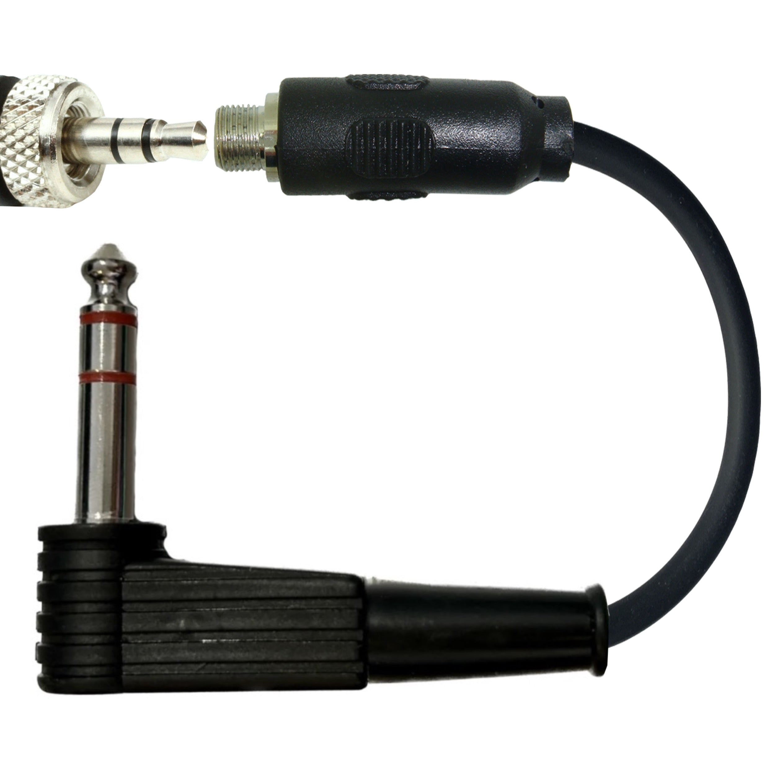Sennheiser 3.5mm Jack Microphone Adapter to Convert Lavalier Ear-hook Headworn Body Pack Transmitter Mic