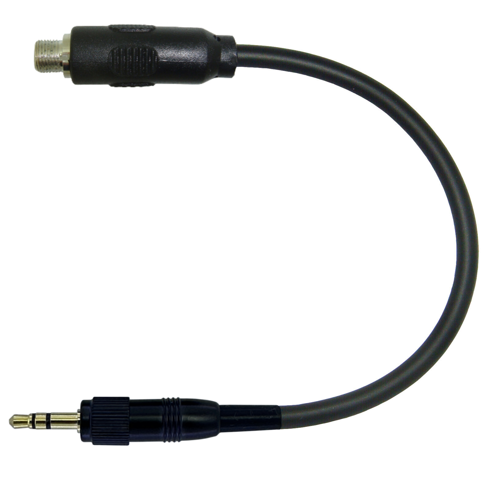 Sennheiser 3.5mm Jack Microphone Adapter to Convert Lavalier Ear-hook Headworn Body Pack Transmitter Mic