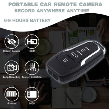 Car Key Remote Camera Full HD 1080p Video Motion Detection Night Vision & Sound Recorder