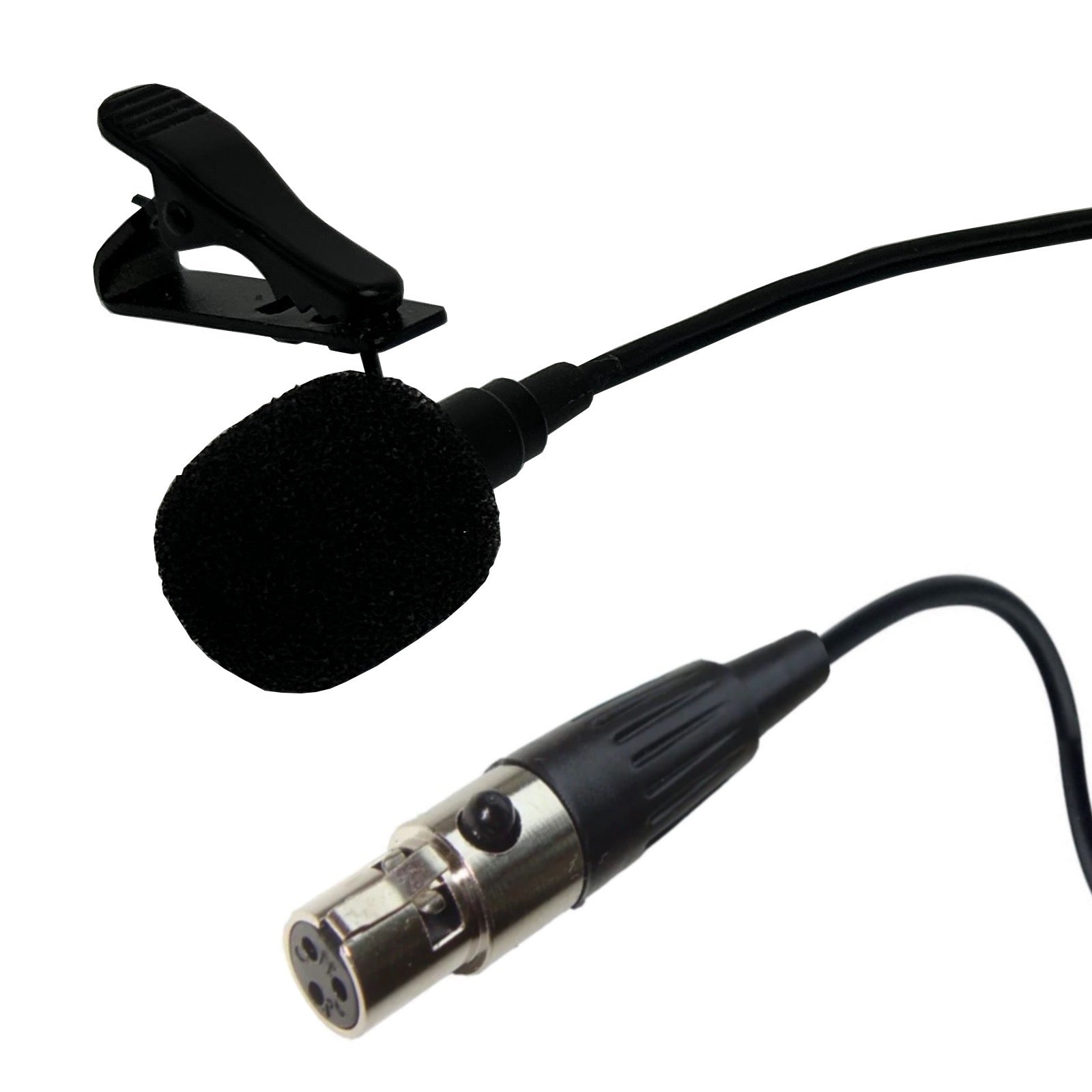 Mini Lavaliere Microphones 3 Pin Mini XLR (TA3F) for AKG Samson Gemini LG Body Pack Radio Transmitters