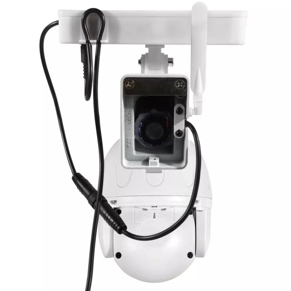 Solar Power Dome Camera Wi-Fi & 4G LTE IP Network CCTV Security 2 Way Audio PIR Night Vision