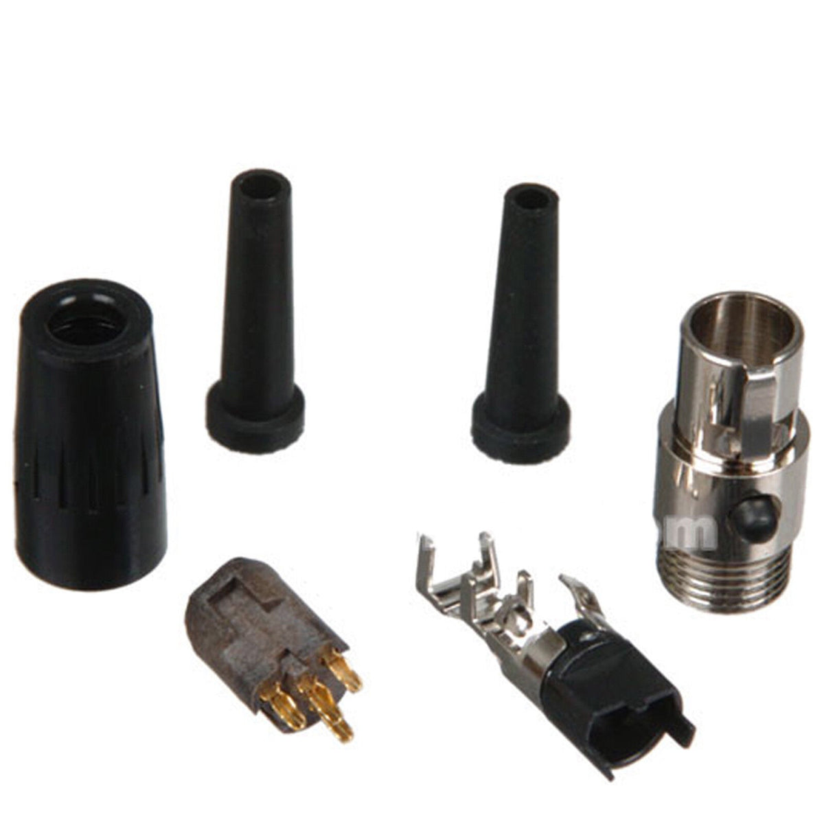 10x TA3F 3 Pin Mini XLR Connector Plug Female Socket For Microphone Audio Power