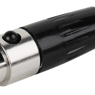4 Pin Mini XLR Connector Plug Inline TA4F Female Socket For Shure Microphones & Audio Systems