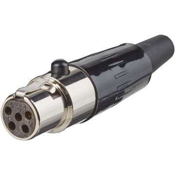 TA5F 5 Pin Mini XLR Connector Plug Inline Female Socket For Audio and Microphones