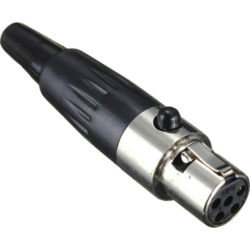 TA5F 5 Pin Mini XLR Connector Plug Inline Female Socket For Audio and Microphones