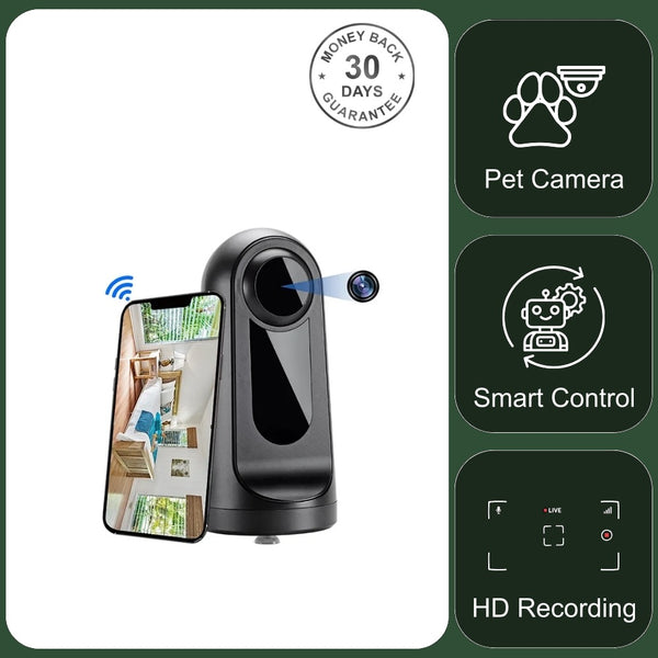 Pet Baby Wi-Fi Camera Tuya App Smart Home Security 2MP Full HD 1080p Video Recorder