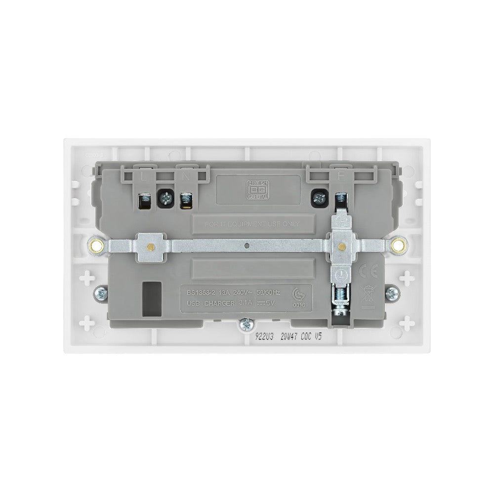 Wireless GSM Audio Monitor & Sound Recorder in Double Wall Socket with Dual USB Phone Charger