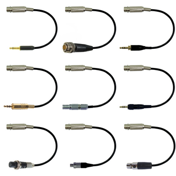 Audio Technica Microphone Adapter CW 4 Pin Hirose Converts Lavalier Ear-hook Instrument Body Pack Transmitter Mic