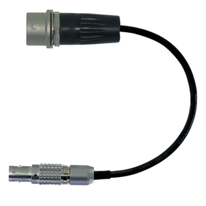 Lemo 4 Pin Microphone Adapter to Convert Lavalier / Ear-hook / Headworn Body-pack Transmitter Mic