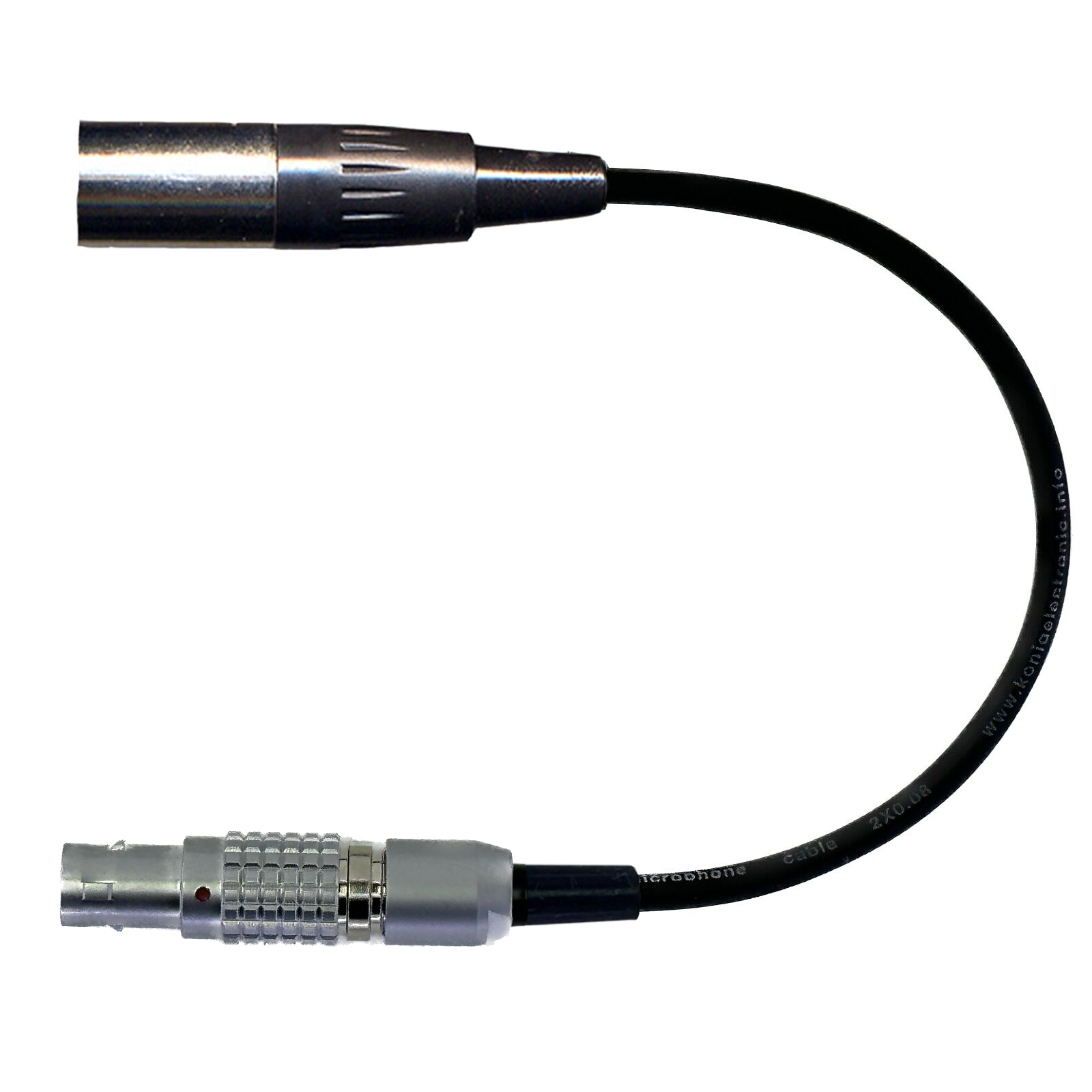 Shure SM35 Headset Microphone Adapter to Convert Body-Pack Transmitter Connector