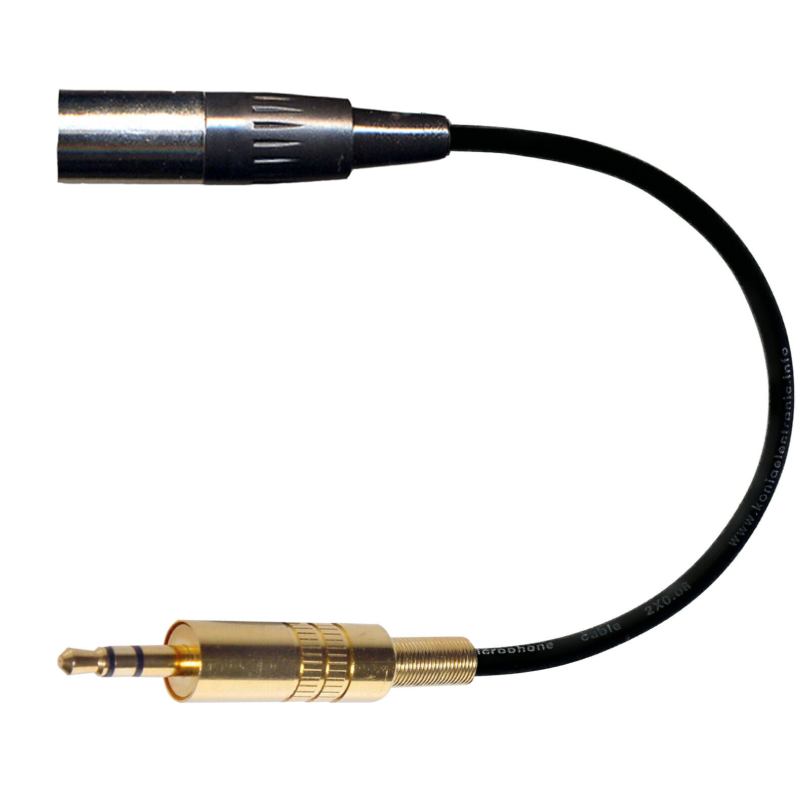 Shure SM35 Headset Microphone Adapter to Convert Body-Pack Transmitter Connector