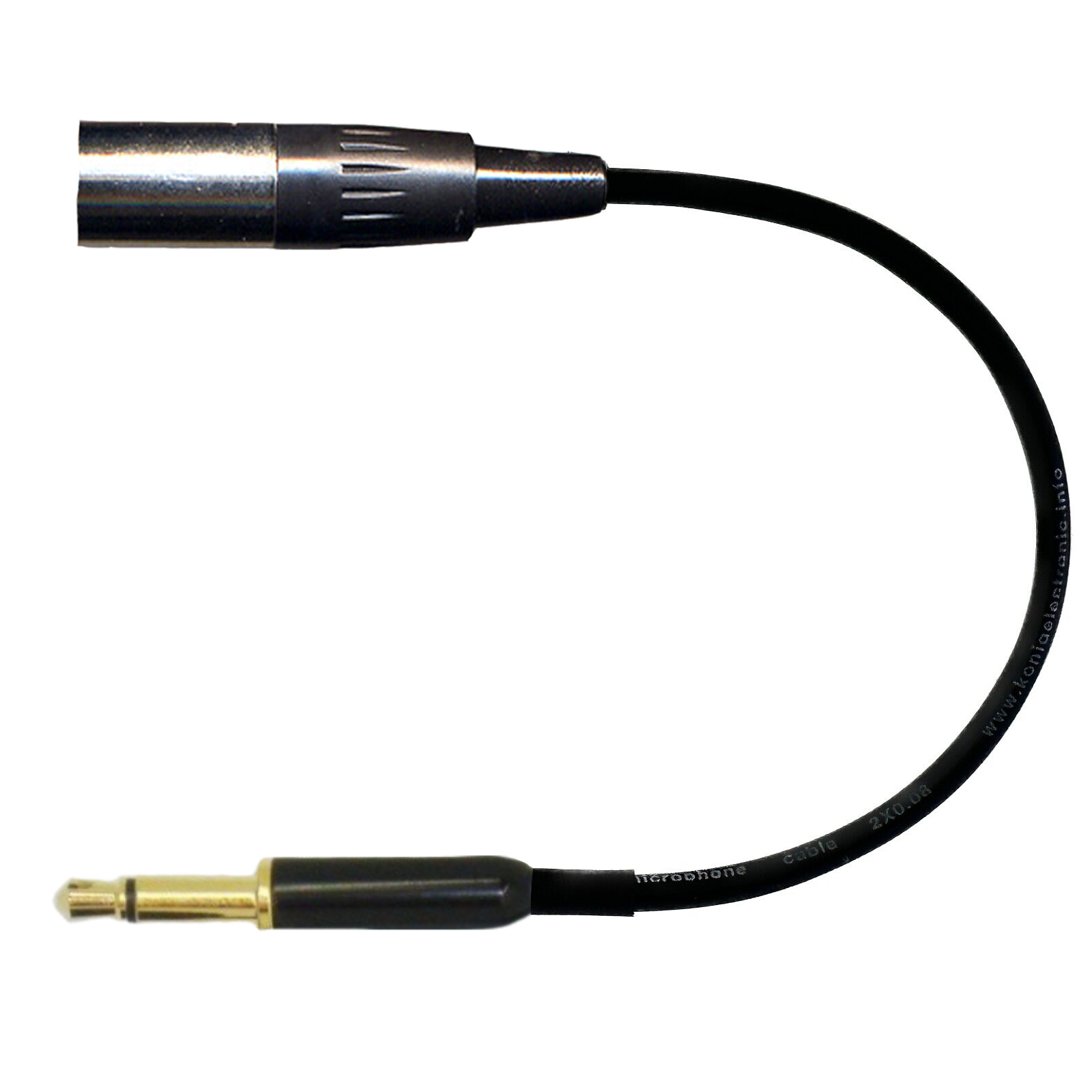 Shure SM35 Headset Microphone Adapter to Convert Body-Pack Transmitter Connector