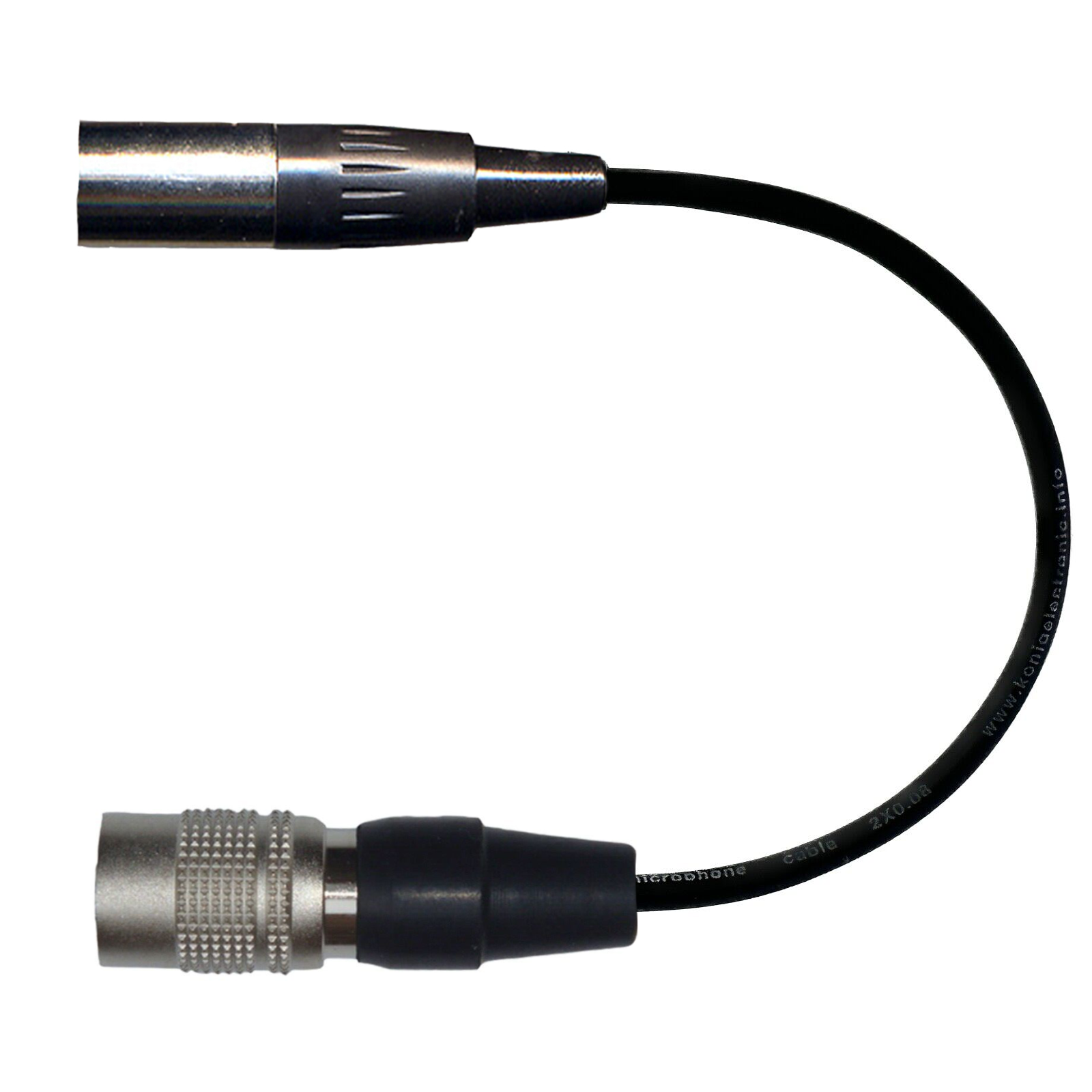 Shure SM35 Headset Microphone Adapter to Convert Body-Pack Transmitter Connector