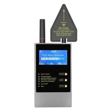 WT10 Anti Bug Sweep Full Band Detector GSM Audio GPS Tracker WIFI Hidden Camera Finder