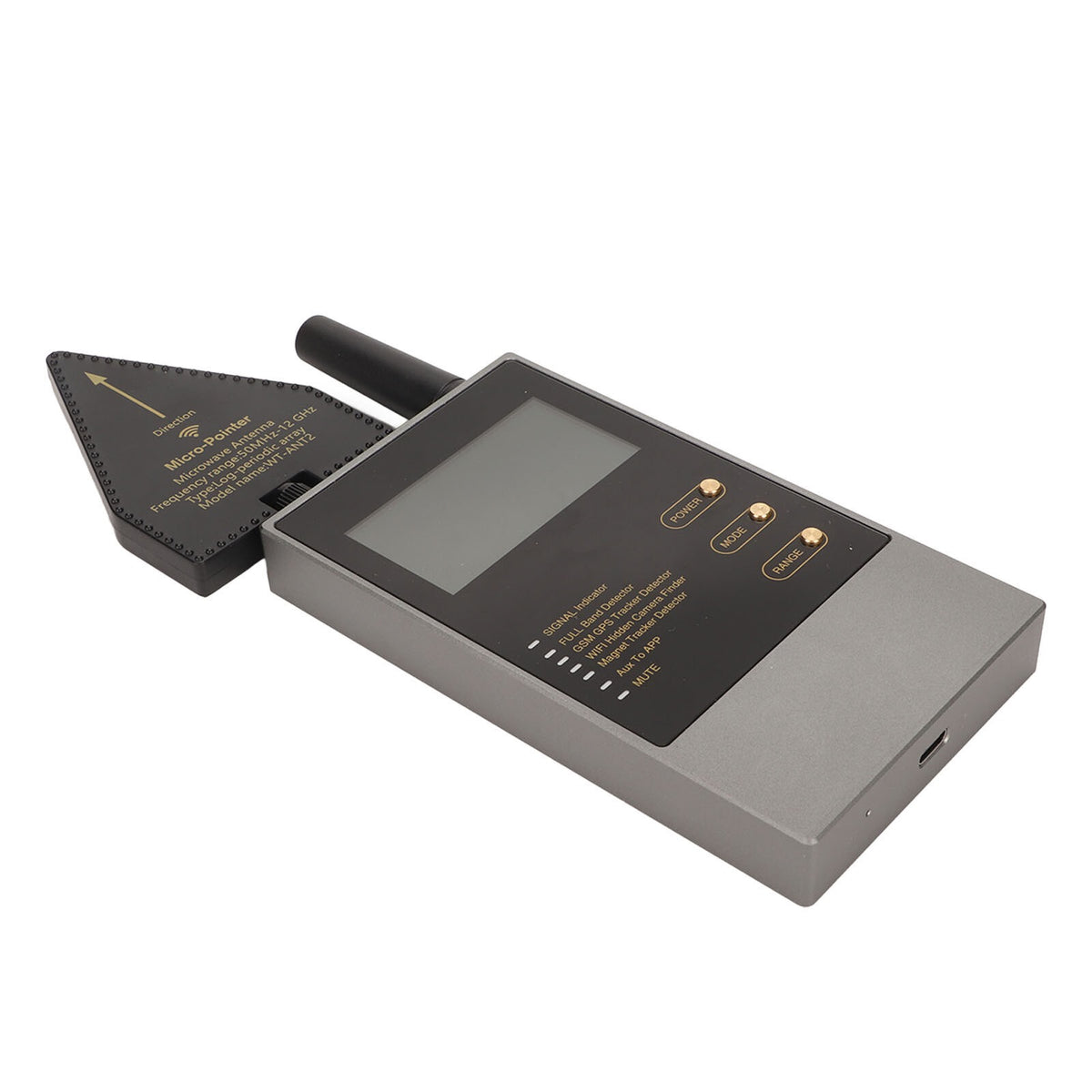 WT10 Anti Bug Sweep Full Band Detector GSM Audio GPS Tracker WIFI Hidd