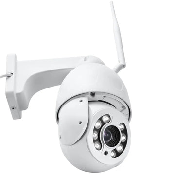 Wireless 4G PTZ Dome Camera 30x Optical Zoom 355º Pan 90º Tilt & 80m Night Vision Human Tracking