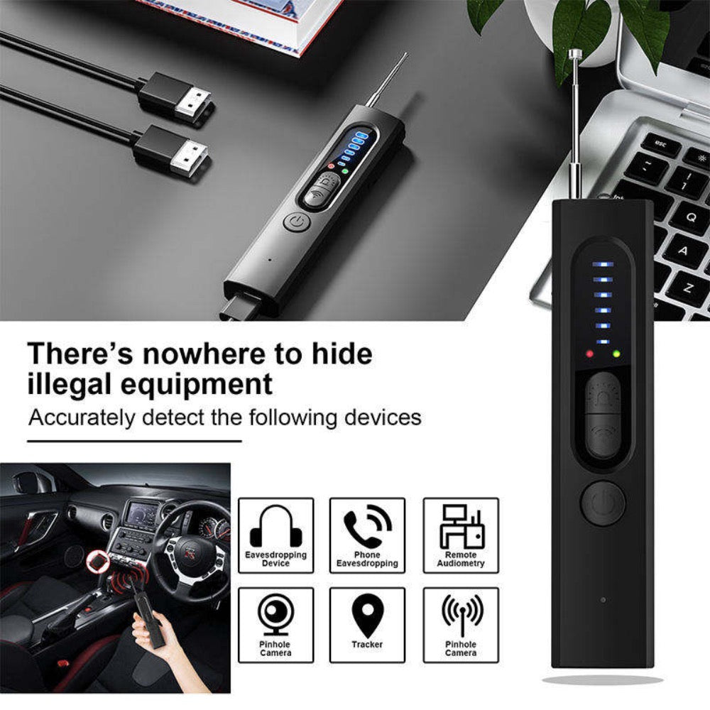 X13 Pocket RF Signal Detector 8000MHZ 8GHZ Anti Spy Wifi Camera GSM Audio Bug GPS Finder