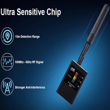 Anti-Spy Bug Detector Pocket Sized Wireless RF Frequency Scanner Sweeper GSM CDMA GPS Tracker Finder